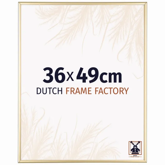 Dutch Frame Factory Fotolijst 36x49 cm - Aluminium - Goud - Kampen