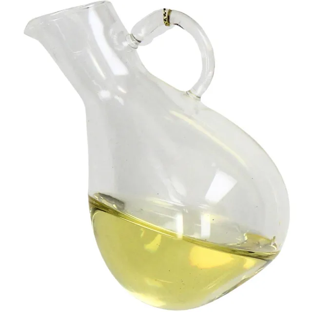 HD Collection Ornament kerstbal Wijnkaraf Glas Wit 10 cm HD Collection