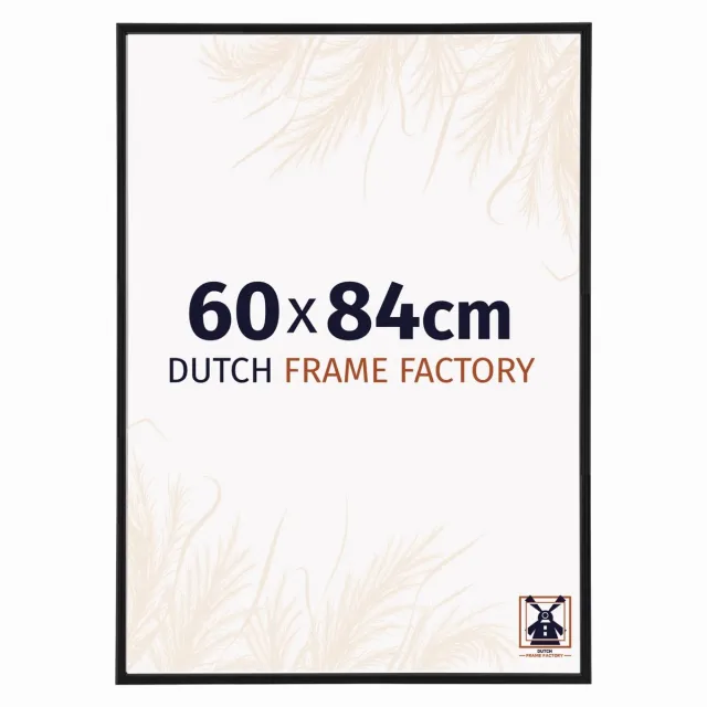 Dutch Frame Factory Fotolijst 60x84 cm - Kunststof - Zwart Mat - Angers