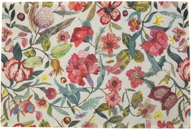 Mars & More Deurmat Zara bloemen 75x50cm Multi