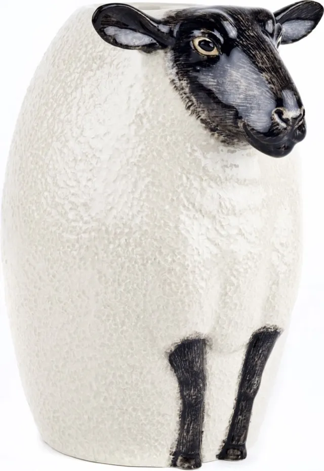 Quail Bloemenvaas Suffolk Schaap Wit