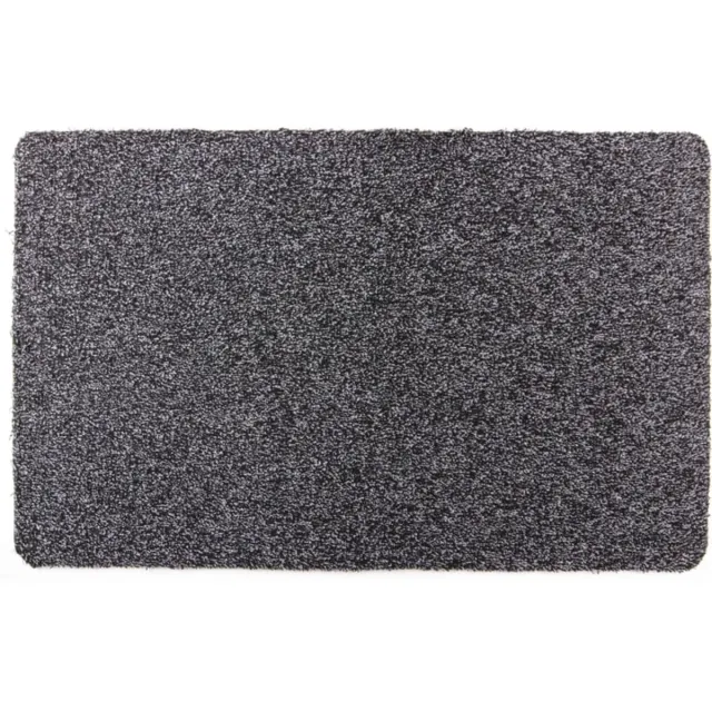 CleanWalk droogloopmat - 50x80 cm - katoen - antraciet 851 - PVC backing