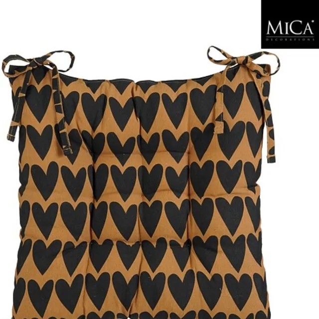 Mica Decorations Katja Stoelkussen - 46x 46 x 7cm - Bruin