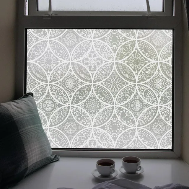 Solacis Privacy Folie Raam - Raamfolie - Folie Raam - Zichtwerend - Anti Inkijk Raamfolie - Must have voor uw privacy! Wit