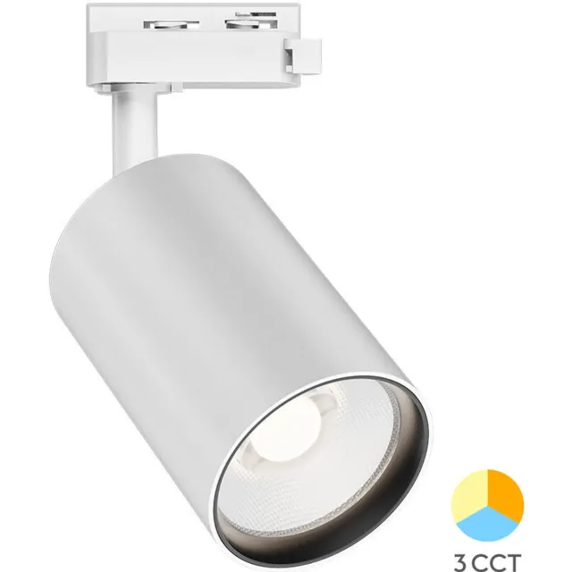 BRAYTRON LED Railspot 1-Fase - Wit - 30W 2960lm - 3CCT - 3000K/4000K/6000K | 2 Jaar garantie Donkergroen