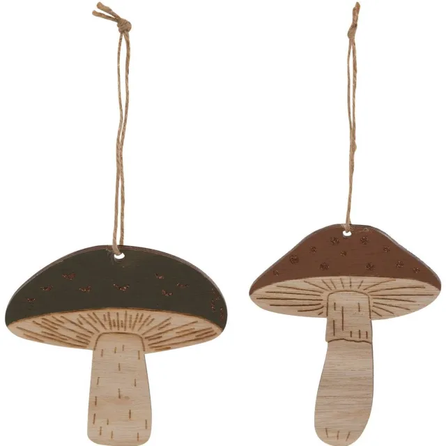 Atmosphera Créateur d'intérieur® SDN HOUT CHAMPI X2 BICO 12CM Multicolore
