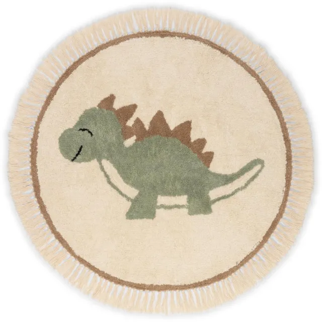 Prénatal vloerkleed Dino - Babykamer - Ecru - ø 94 cm Beige