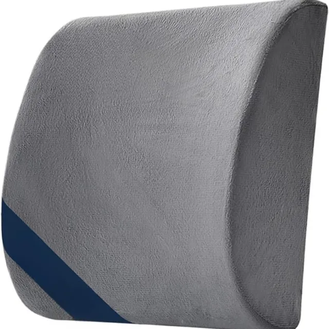Lexium Store Lexium Rugkussen Onderrug - Rugkussen - Lendekussen - Rug Kussen Onderrug - Rugkussen Bank - Rugkussen Onderrug Voor Bank Grijs