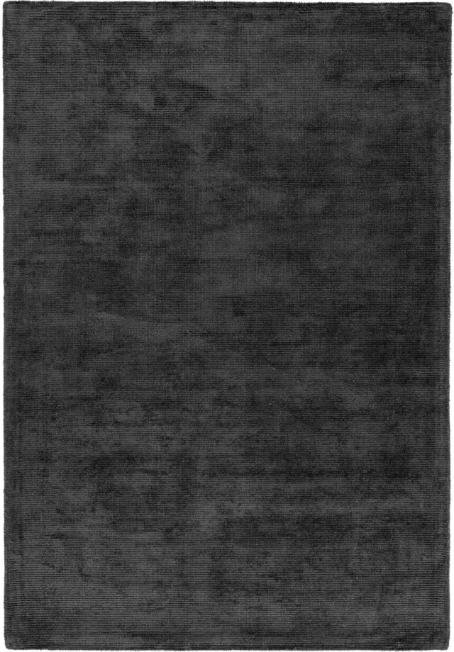 Eazy Living Easy Living - Reko-Rug-Charcoal Vloerkleed - 160x230 - Rechthoek - Laagpolig Tapijt - Modern - Antraciet, Zwart