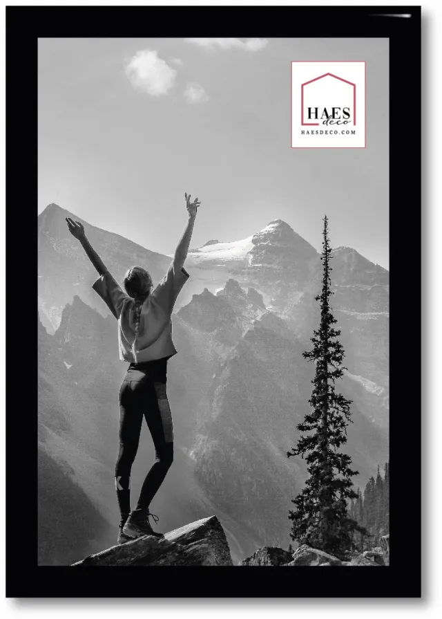 HAES deco Kunststof fotolijst 10x15 zwart Easy Frame - EF1B