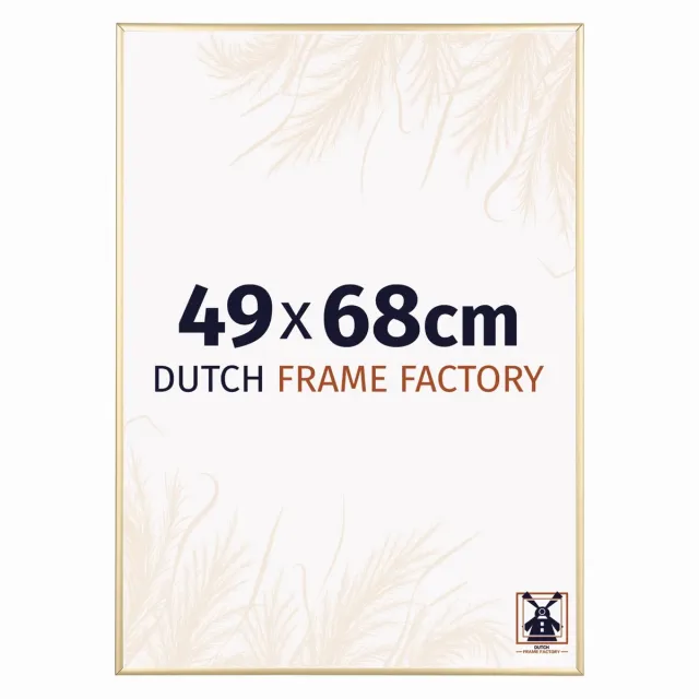 Dutch Frame Factory Fotolijst 49x68 cm - Aluminium - Goud - Kampen