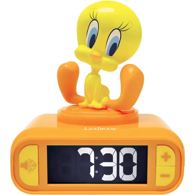 Lexibook Tweety Nachtlampje Wekker met geluiden JAUNE