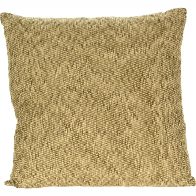 H&S Collections H&Scollections-sierkussen-zigzag- 45x45 cm-groen