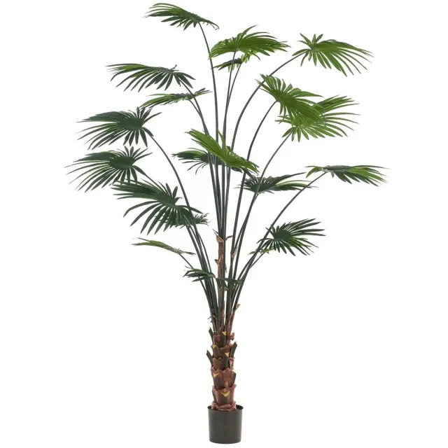 Emerald Kunstplant Livistona Palm 240cm - Kunstplant voor binnen Groen