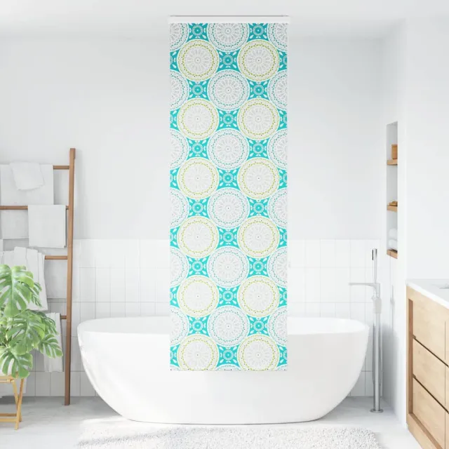 vidaXL Doucherolgordijn met cassette 80x240 cm stofbreedte 76 cm meerkleurig
