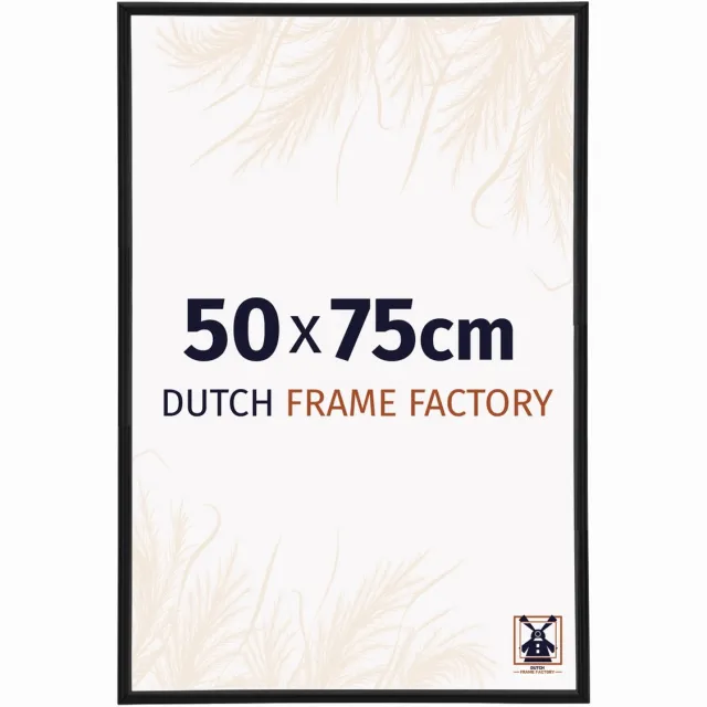 Dutch Frame Factory Fotolijst 50x75 cm - Kunststof - Zwart Mat - Angers