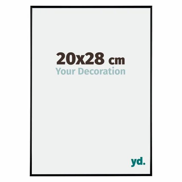 yd. Your Decoration - Fotolijst 20x28 cm - Kunststof - Zwart Hoogglans - Evry