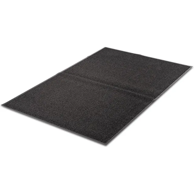 2Heat polypropeen deurmat droogloopmat antraciet 80x120cm, stevig en slijtvast kunststof, anti-slip