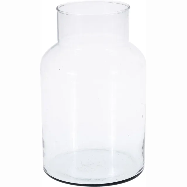 Bellatio Flowers & Plants Bloemenvaas - glas - transparant - D14 x H26 cm - 5L