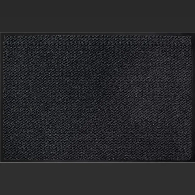 Vintag Schoonloopmat 90 × 60 cm – Deurmat voor Binnen – Antraciet