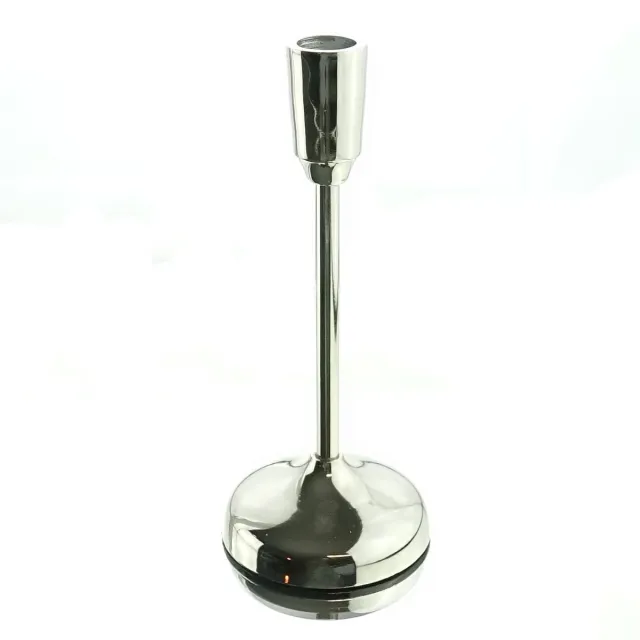 Gasper Kandelaar Style zilverkleurig 21cm aluminium