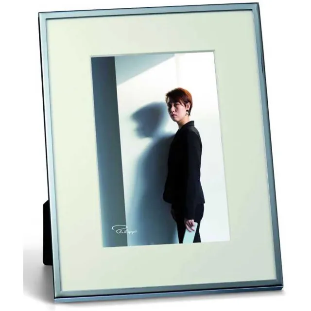 Philippi Design Fotolijst 10x15 Verchroomd Metaal met Passe-partout Chrome