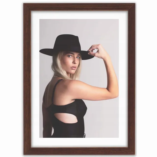 Luca Massief Houten Fotolijst Bruin 21x30 cm