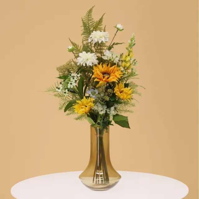 maxifleur Kunstplanten Handgebonden Kunstboeket Layla Sydney S 75cm Geel