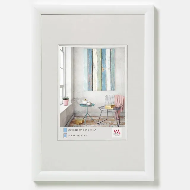 Walther Trendstyle - Kunststof lijst - Fotoformaat 10x15 cm - Wit