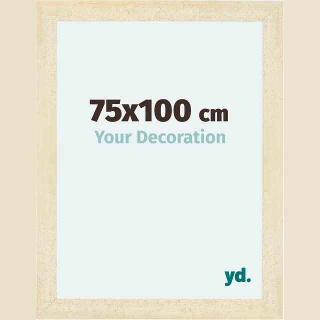 yd. Your Decoration - Fotolijst 75x100 cm - MDF - Zand Geveegd - Mura