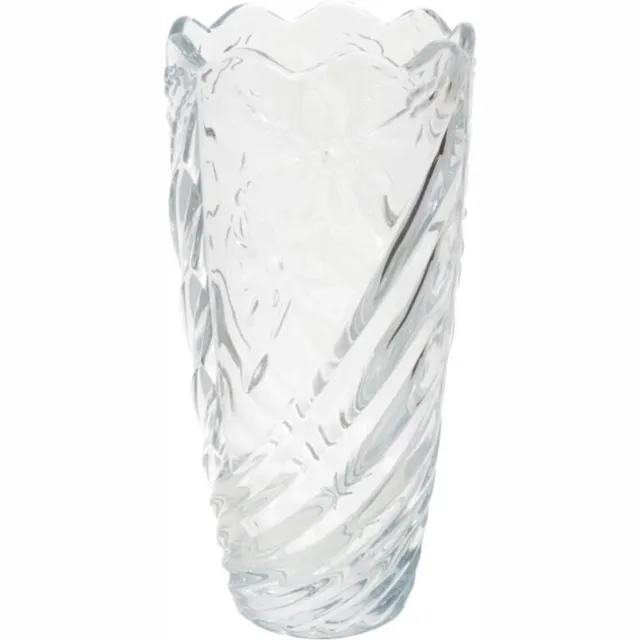 Gerimport Bloemenvaas - helder glas - 12 x 25 cm Transparant