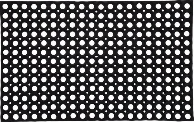 Ben Tools Deurmat - rubber - 50 x 80 cm - buitenmat - schoonloopmat Zwart