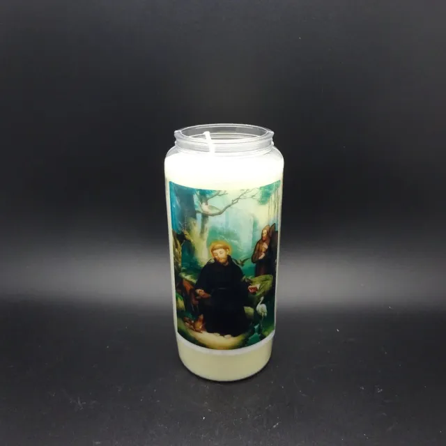 Partijhandel RODO Noveenkaars Heilige Man 006 - 6 dagen brander (5 stuks) wit
