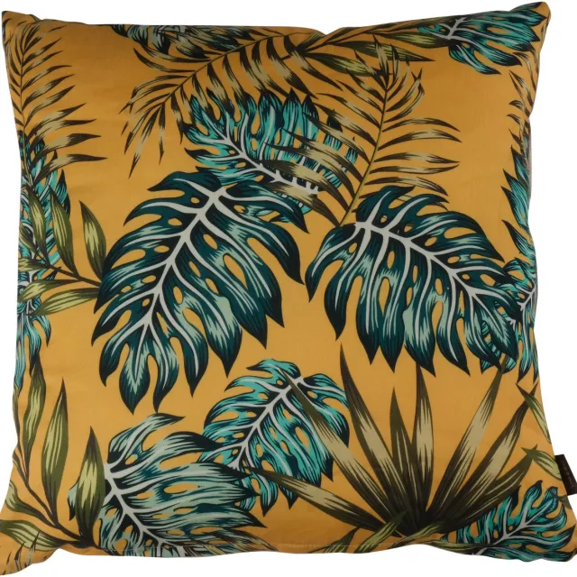 Mars & More Palm Mi Geel Kussen | X 45 | Sierkussen Voor Woonkamer Of Slaapkamer