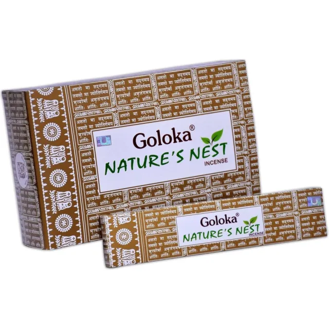 Goloka wierook - Nature's nest - 180 stokjes Multicolor