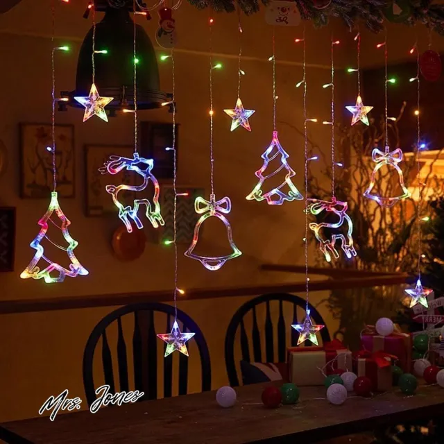 Mrs. Jones Kerstdeur vensterfee lichten-led ster-ketting voor kerstdecoratie-USB-IP44 kerstverlichting binnen buiten waterdicht decoratie .