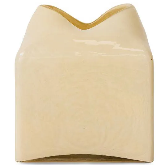 HKLIVING vaas Forma (21x20 cm) crème