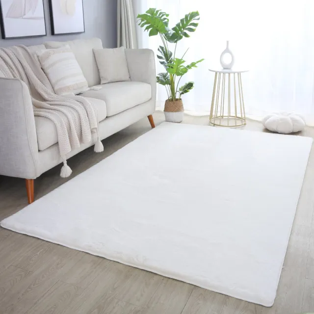 Ayyildiz Vloerkleed Fluffy Super Zacht Gebroken Wit 60 x 110 cm