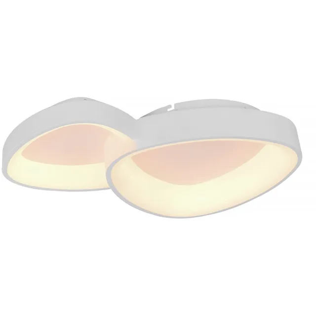Freelight Plafondlamp Organico L 58 cm wit