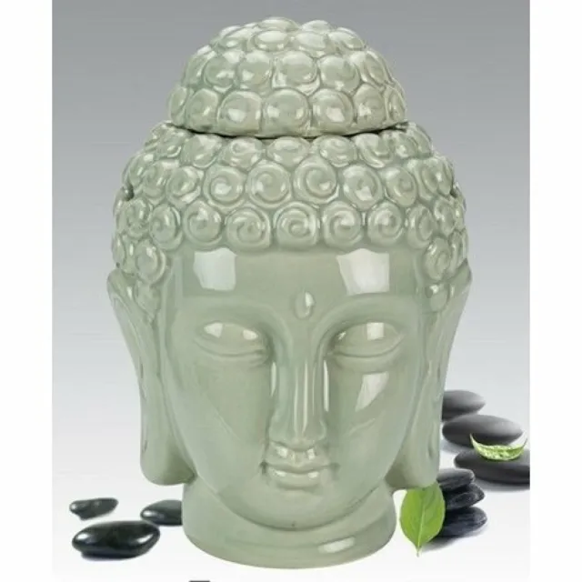Buddha Wax Brander Buddha Big Head green Groen
