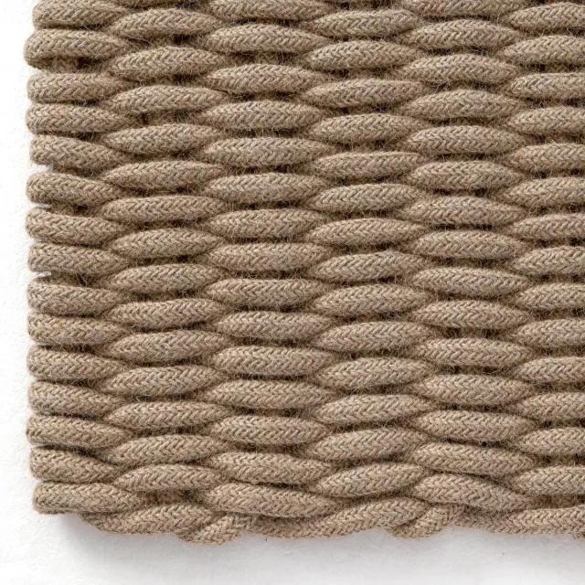 Ibenzoa Jute Deurmat voor Binnen en Buiten met Antislip en Natuurlijke Look bruin