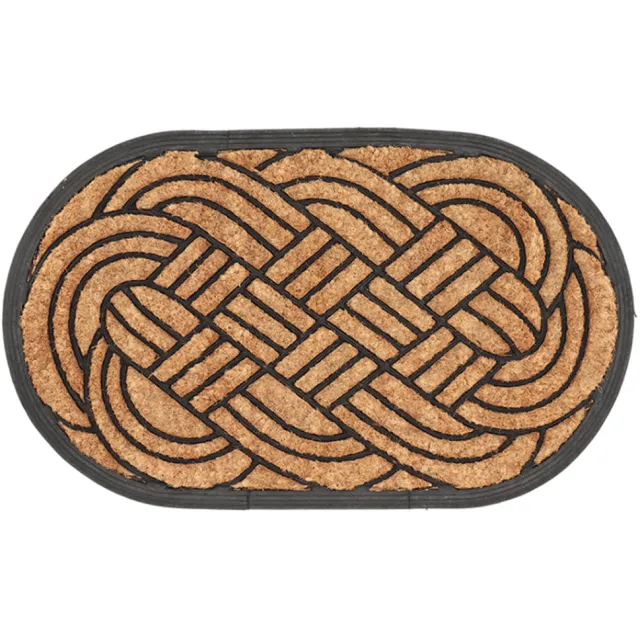 Deurmat rubber/kokos geweven