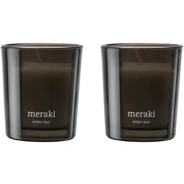 Meraki Geurkaarsen Amber Dust – set van 2 – 60 g per kaars [gid://shopify/Metaobject/313064948047]