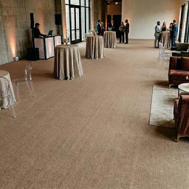 Floordirekt Op Maat Hemaakt Tapijt Sintra - Voor Evenementen & Beurzen - Onderhoudsvriendelijke Loper - Voor Beurzen & Evenementen - Beige - 200 x 400 cm