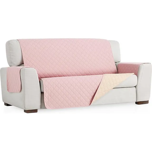 Belmarti Duo quilt - Bankbeschermer - 160cm breed - Roze - Twee kanten te gebruiken - OekoTex keurmerk