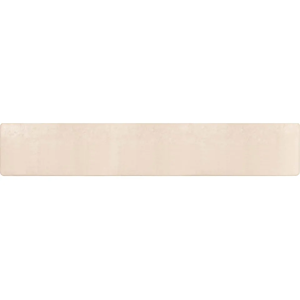 vidaXL Vloerkleedloper MARSA Crèmekleurig 50 x 450 cm Polyester en PVC
