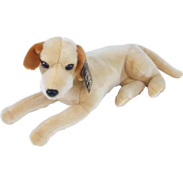 Gebr. De Boon Boony Natural Decoration pluche labrador blond 53 cm liggend Boony-... natuurlijk