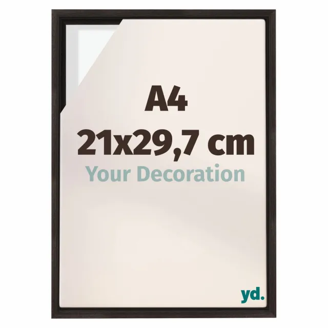 yd. yd, Baklijst 21x29,7 cm Eiken Donker - Lijst voor Canvasdoek - MDF Lyon