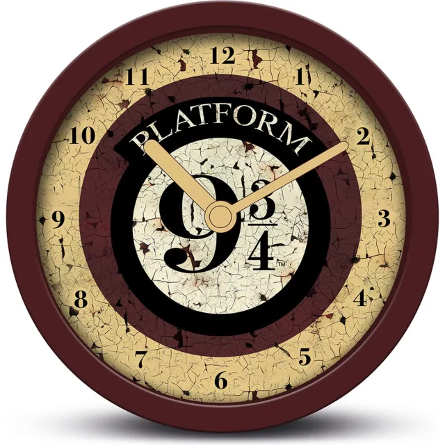 Pyramid International Harry Potter - Platform 9 3/4 - Bureauklok - Bruin - 12cm Beige,Bruin,Wit