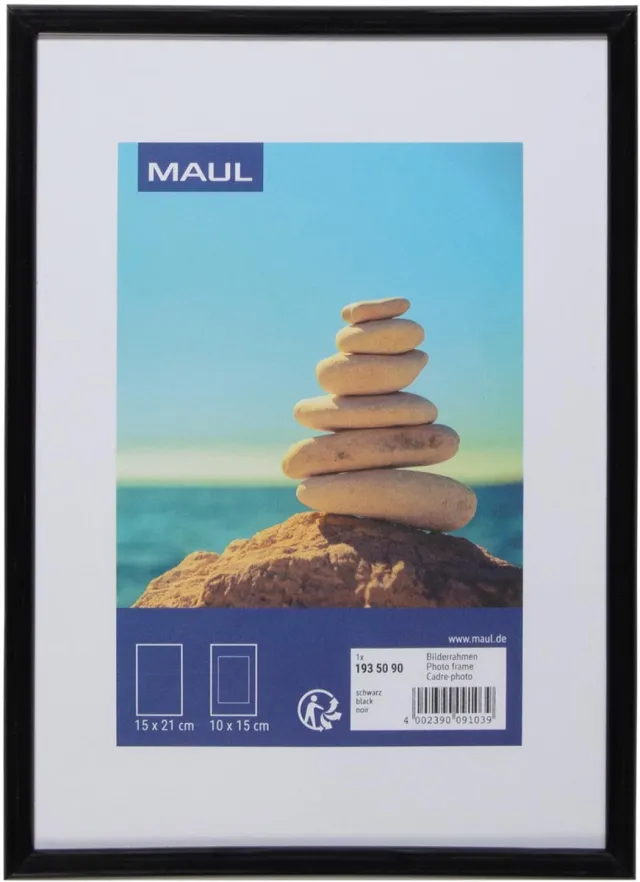 Maul MAULart fotolijst, kunststof frame, ft 15 x 21 cm, zwart